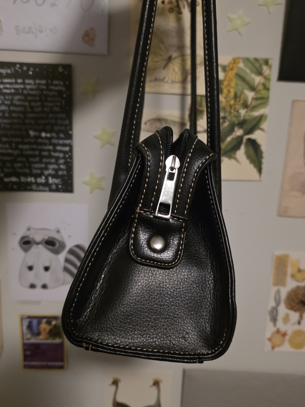 Classic Black Women's Top-Handle Bag - Picture 3 of 4